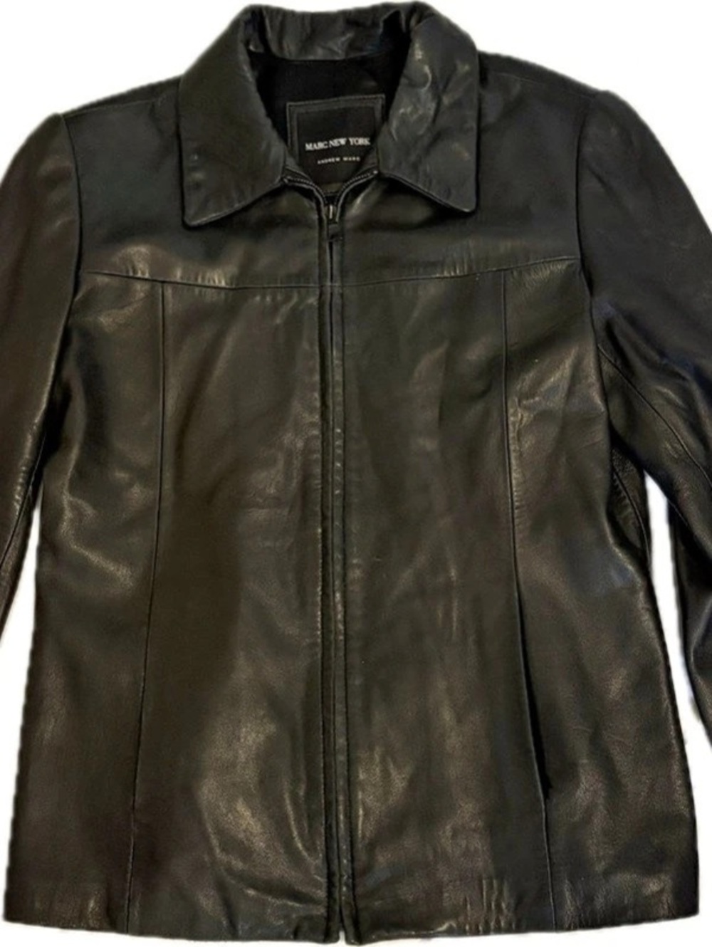 Marc New York Women's Leather Jacket in Black